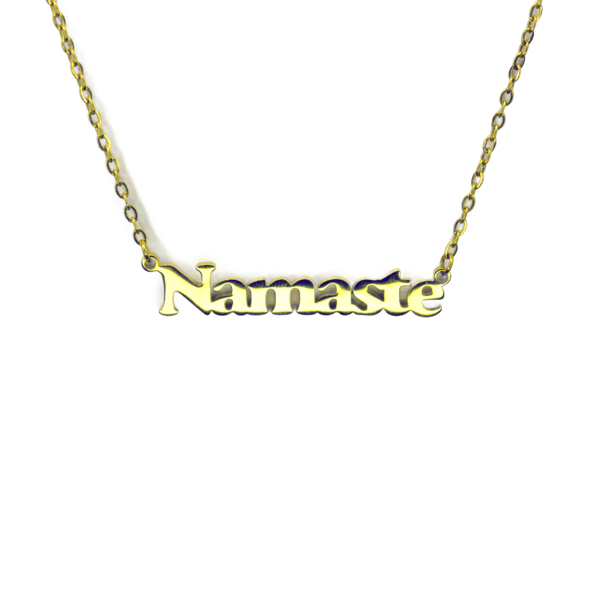 Namaste pendant necklace