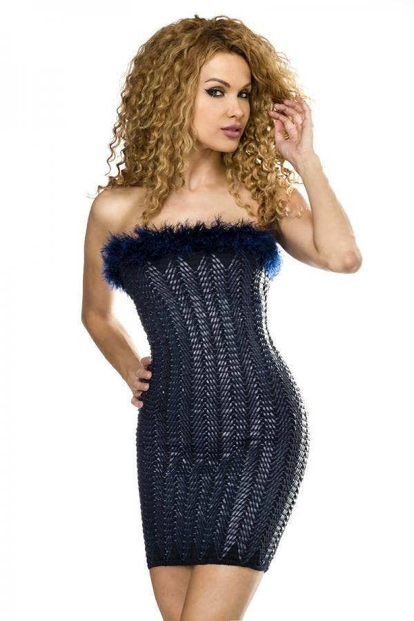 Body hugging bandeau Minidress