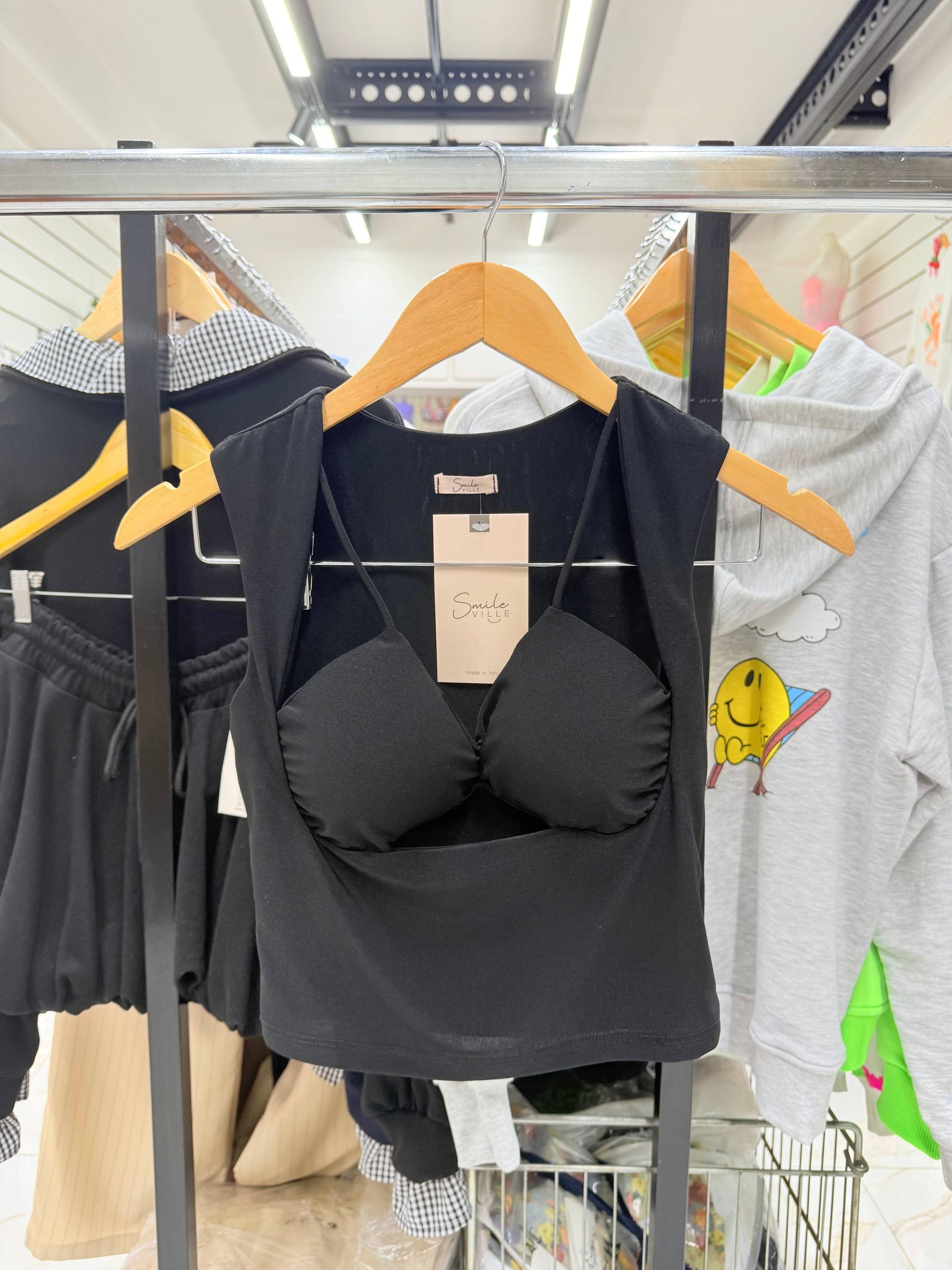 Top with cut out design