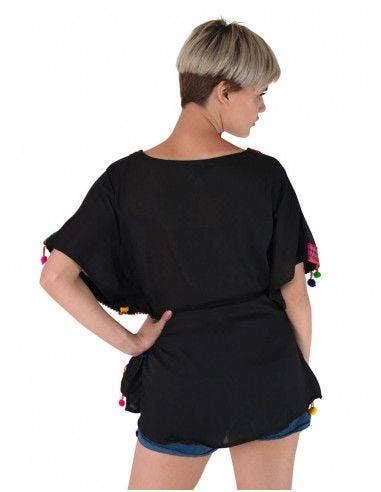 Poncho style T-Shirt