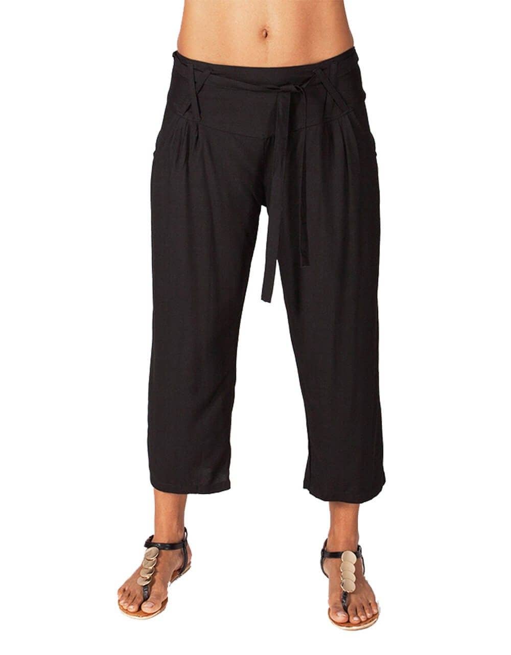 Capri Pants with Belt
