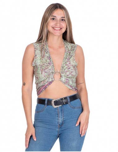 India inspired versatile top