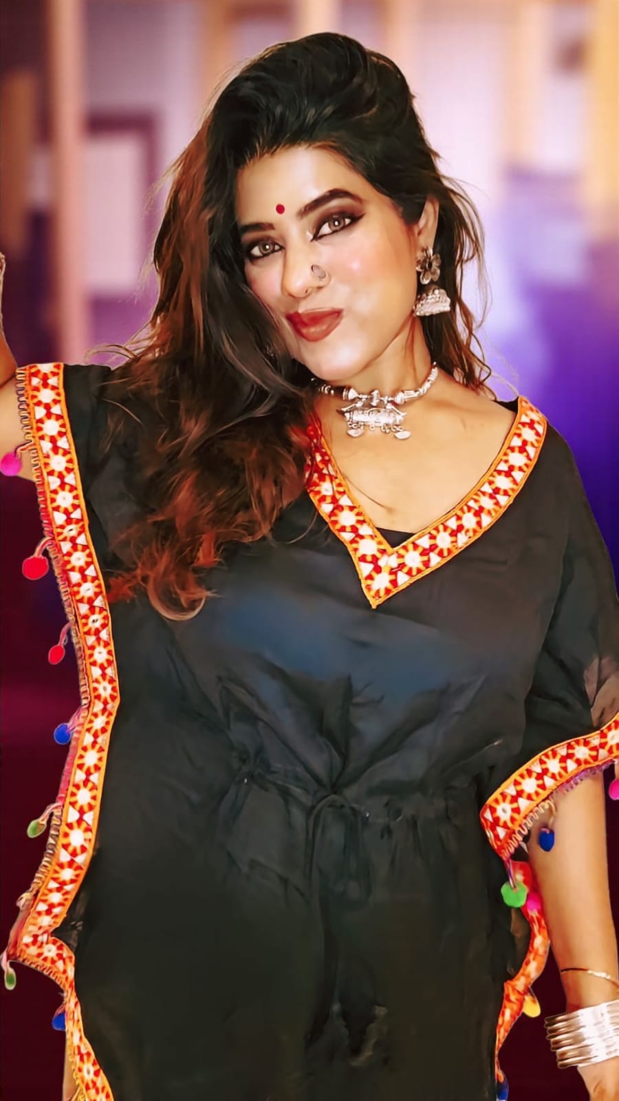Festive kimono top