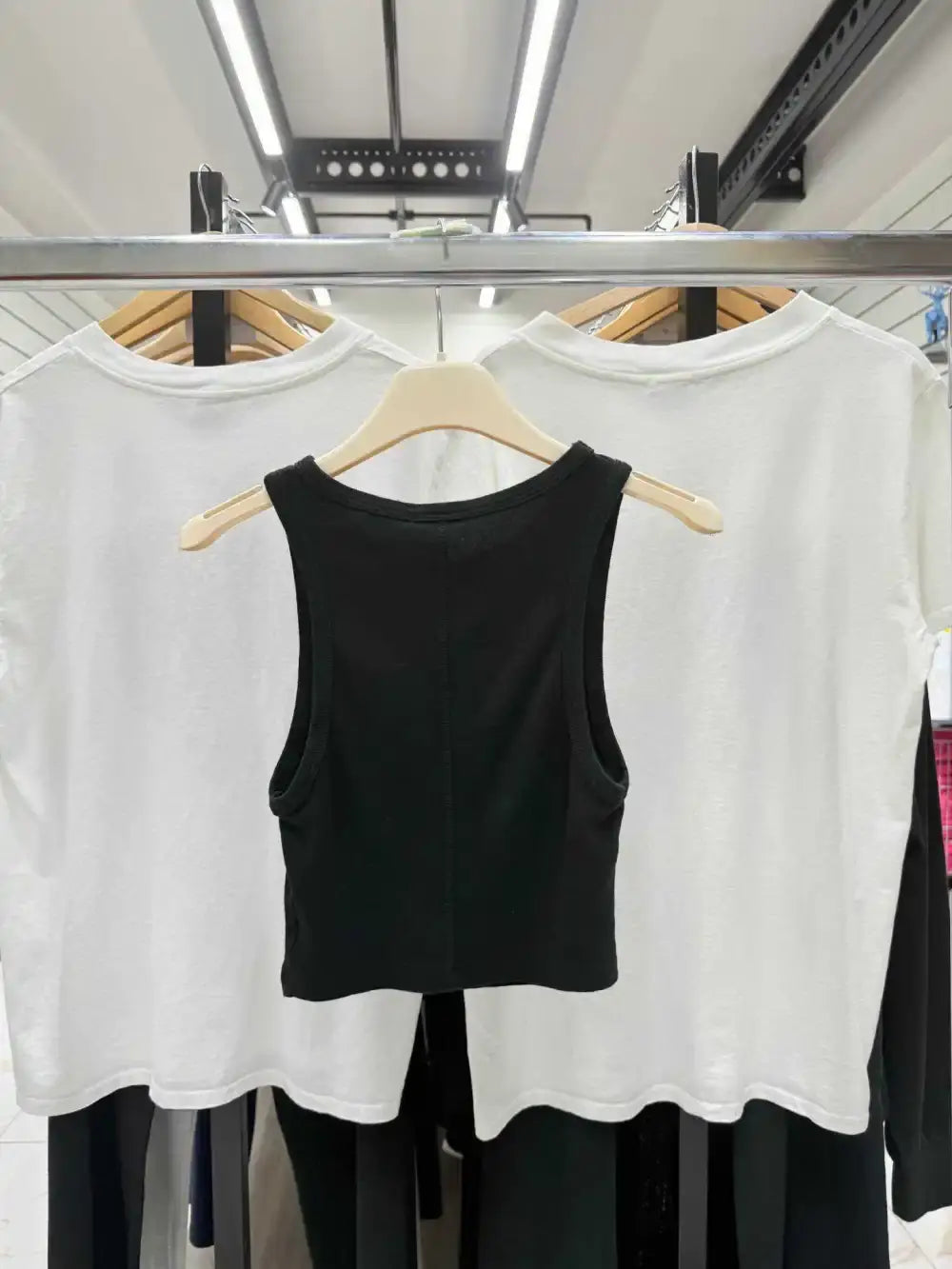 Tank top with graphic guitar print